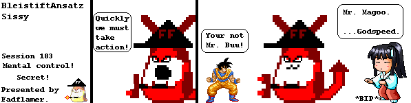 Goku is lost.