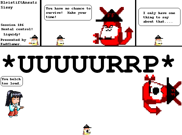 He has the strongest digestive system ever.  It is the side effect to swallowing 15 out of all 16 peices of gum he ever chewed in his life....which is also true about the person, me, who is writing this.  My stomach can digest your ass as well, sparky....*shot*