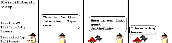 SmithyKirby has a big hammer.