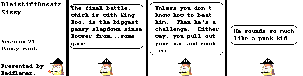 King Boo sounds like a punk kid.