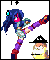 Fadflamer is actually unconsious.  We all know why.